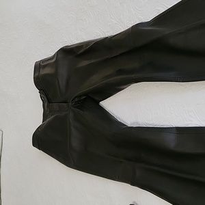 Leather pants.  DKNY